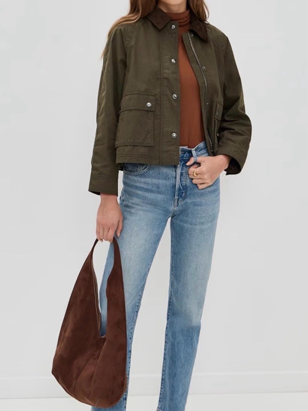Madewell Waxed Zip Front Barn Jacket - Picture 2 of 4